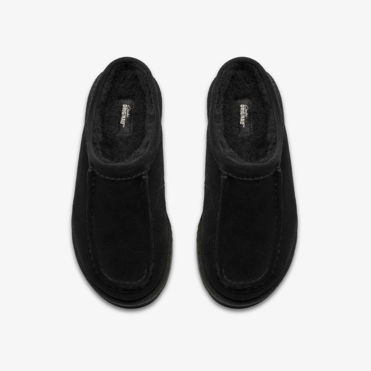 Meare Mule Black Suede Warmlined | Clarks online