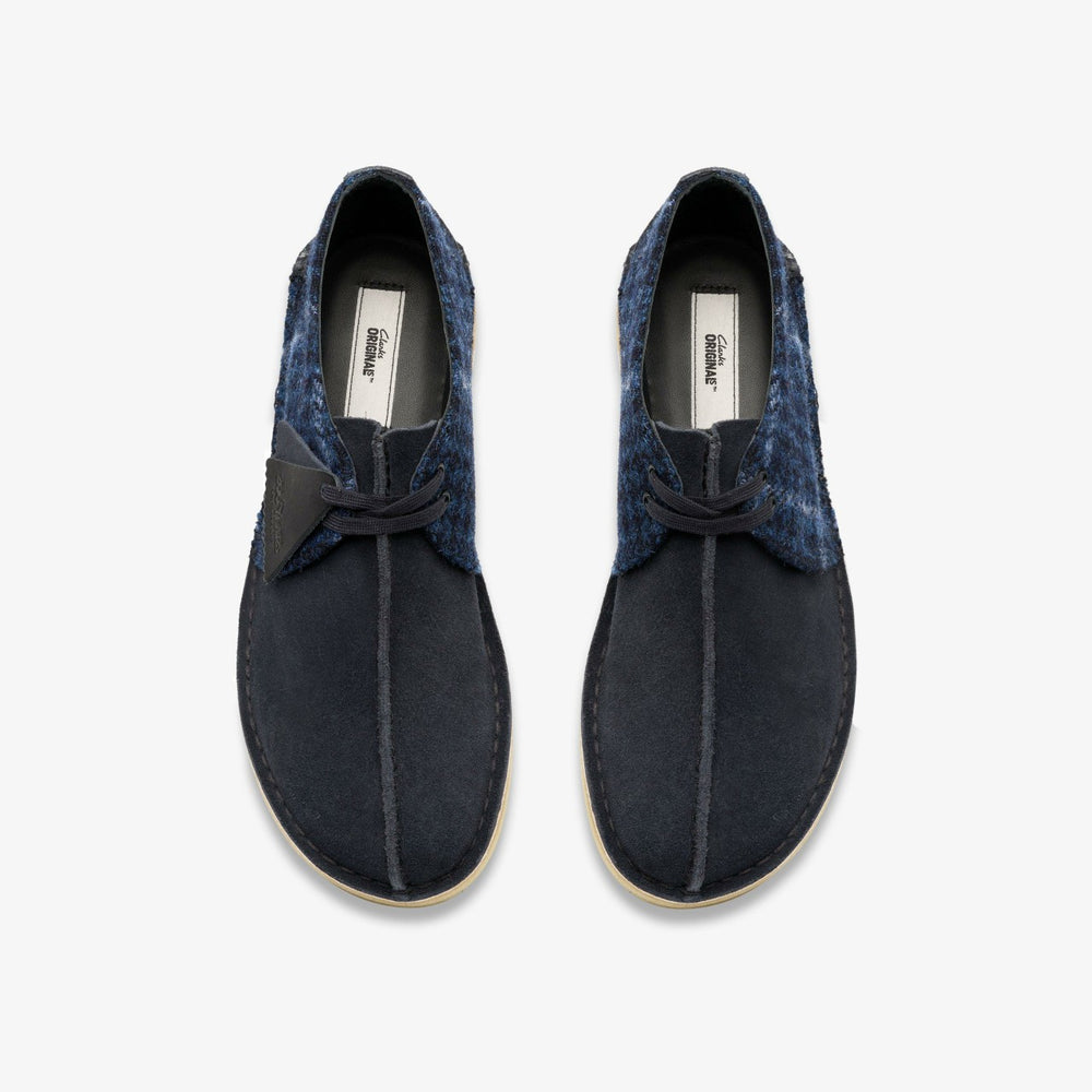 Desert Trek Navy Tweed Combination | Clarks on Sale
