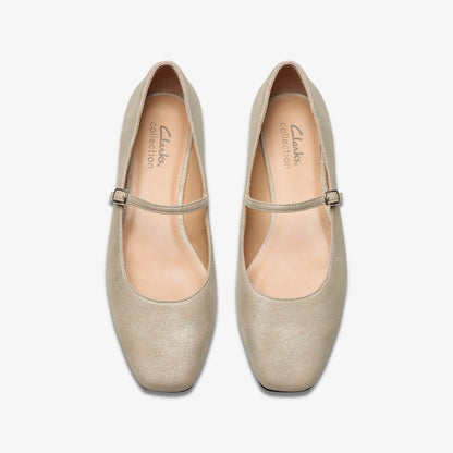 Emelina Gem Champagne | Clarks for sale