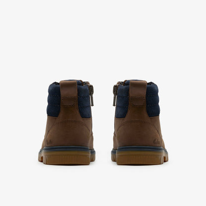 Lorcam Trail Kid Dark Brown | Clarks online