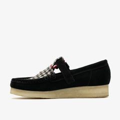 Wallabee T Bar Black Tweed Combination | Clarks outlet