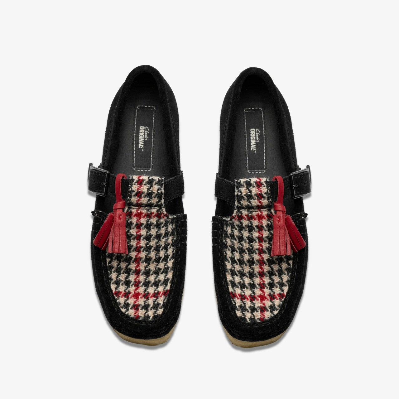 Wallabee T Bar Black Tweed Combination | Clarks outlet