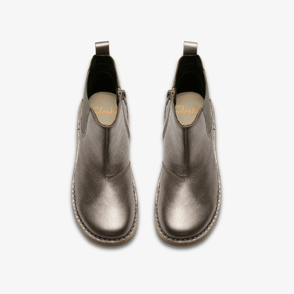 Joyful Sky Kid Pewter | Clarks on Sale