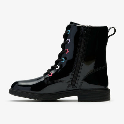 Oaklyn Charm Kid Black Patent | Clarks on Sale