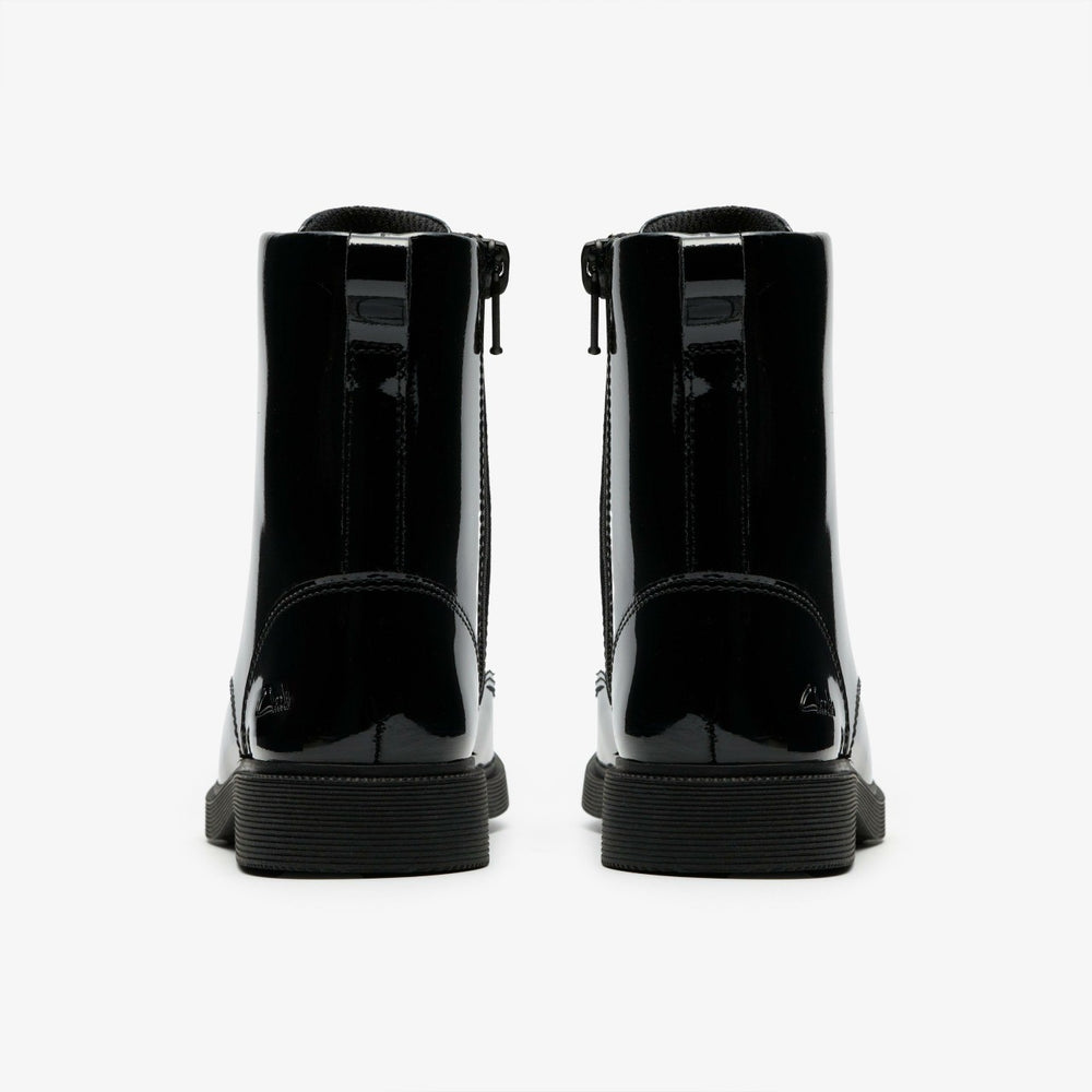 Oaklyn Charm Kid Black Patent | Clarks on Sale