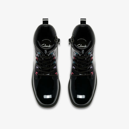 Oaklyn Charm Kid Black Patent | Clarks on Sale