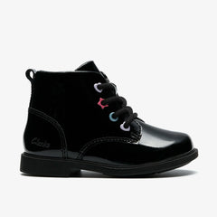 Oaklyn Charm Toddler Black Patent | Clarks for sale