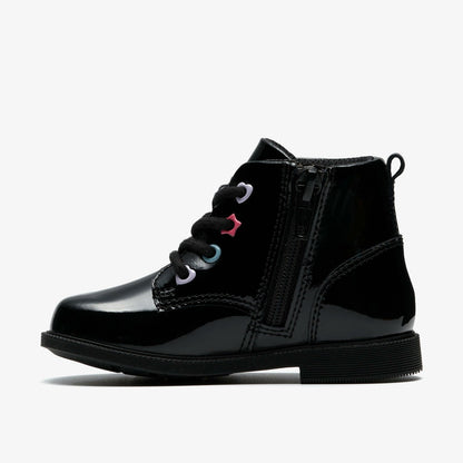 Oaklyn Charm Toddler Black Patent | Clarks for sale