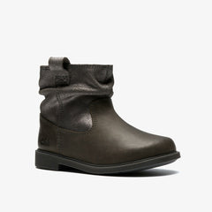 Oaklyn Top Toddler Pewter Suede | Clarks outlet