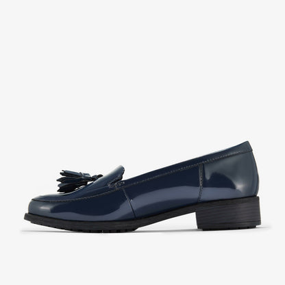 Havisham Edge Loafer Navy Patent | Clarks on Sale