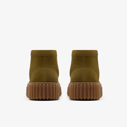 Torhill Moss Olive Suede | Clarks discount