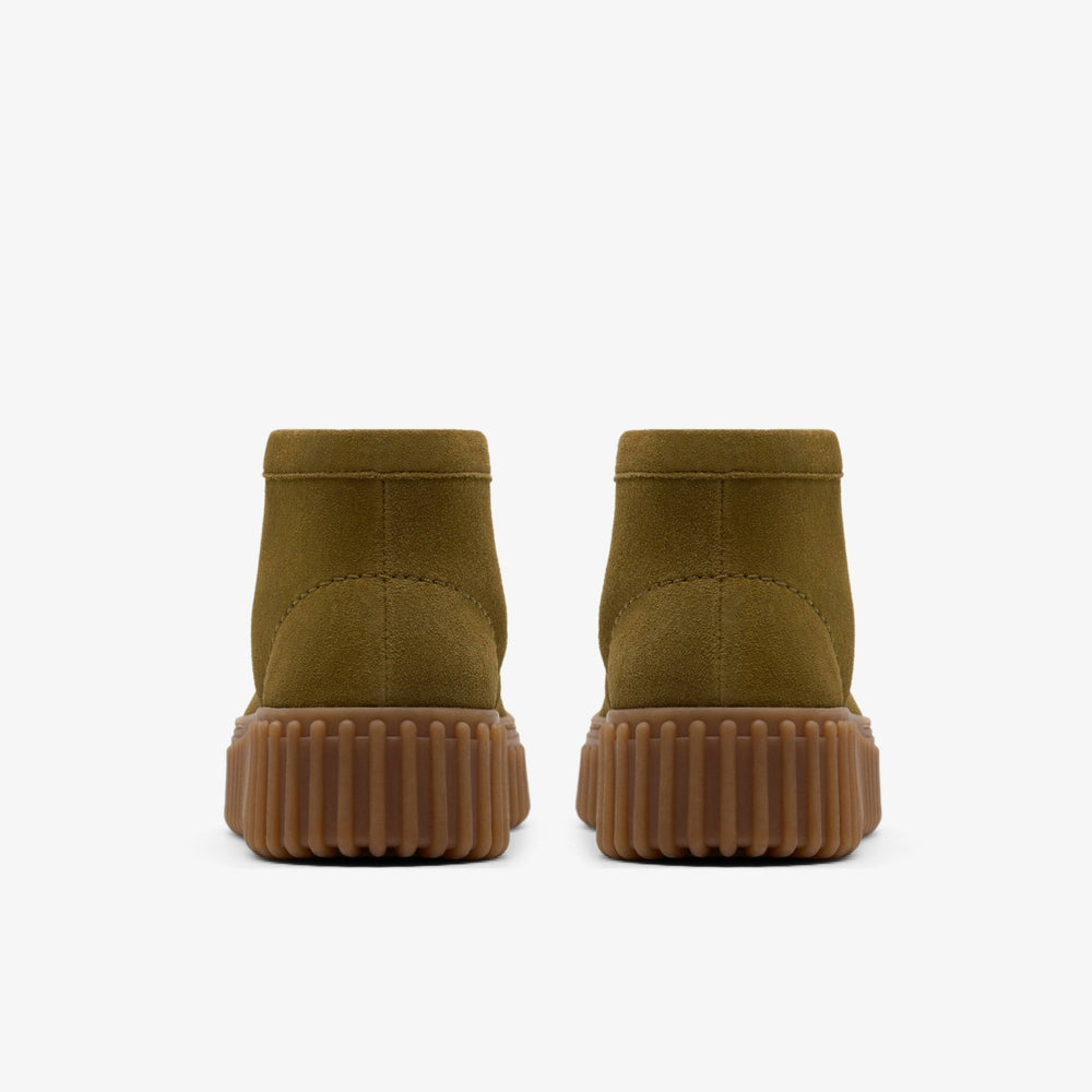 Torhill Moss Olive Suede | Clarks discount