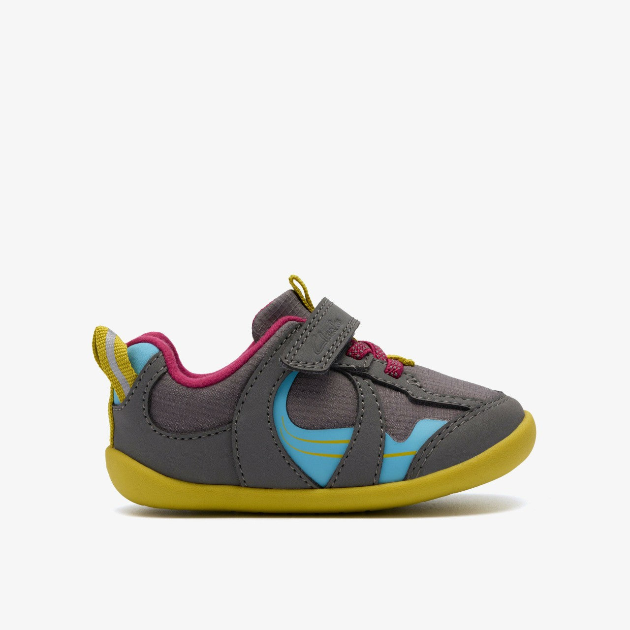 Roamer Hero Toddler Dark Grey Combination | Clarks on Sale