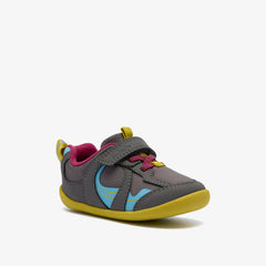 Roamer Hero Toddler Dark Grey Combination | Clarks on Sale
