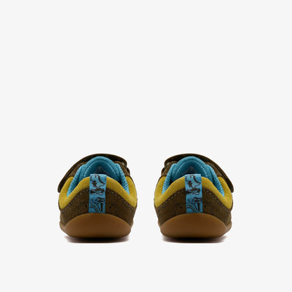 Roamer Roar Toddler Dark Olive | Clarks for sale