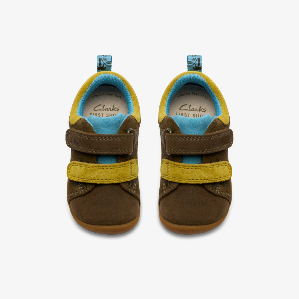 Roamer Roar Toddler Dark Olive | Clarks for sale