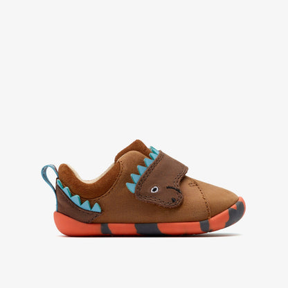 Roamer Stomp Toddler Tan | Clarks outlet