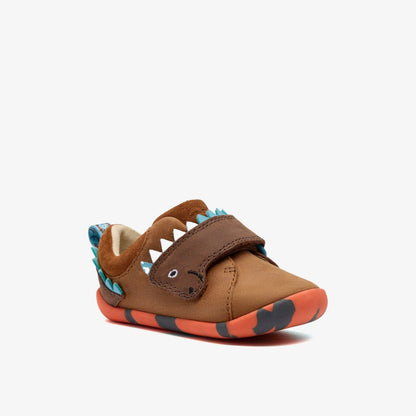 Roamer Stomp Toddler Tan | Clarks outlet