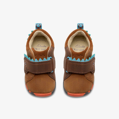 Roamer Stomp Toddler Tan | Clarks outlet