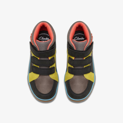 Oslo Play Kid Grey Combination | Clarks outlet