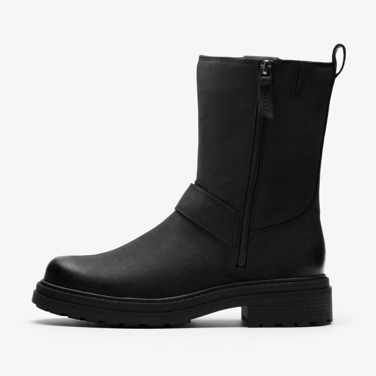 Orinoco 3 Bay Black Leather | Clarks discount