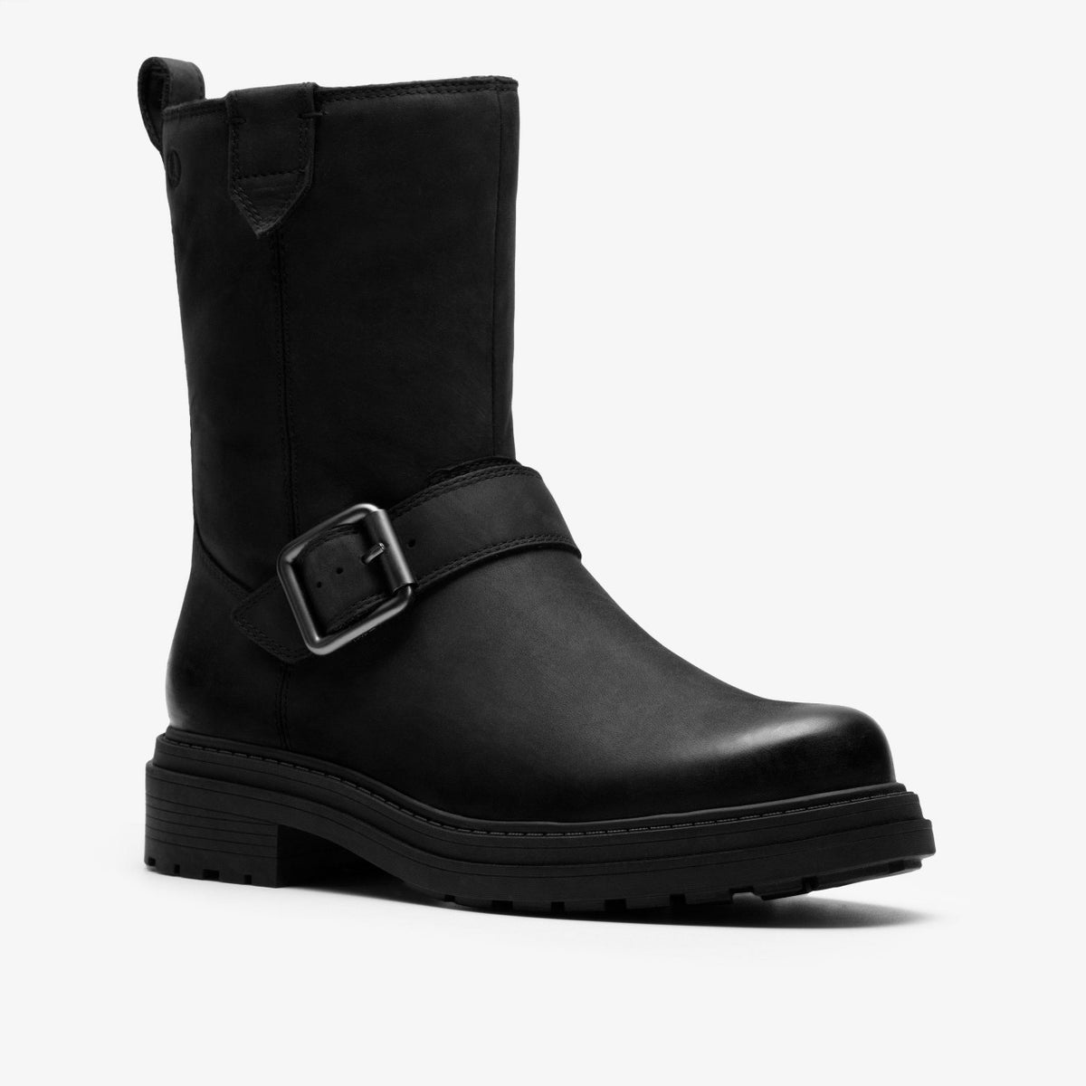 Orinoco 3 Bay Black Leather | Clarks discount