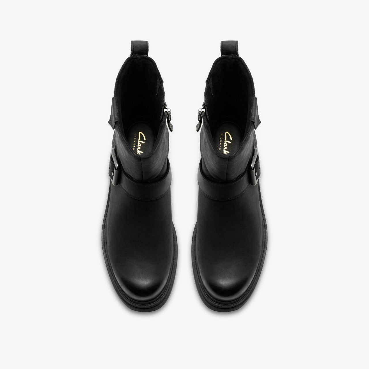 Orinoco 3 Bay Black Leather | Clarks discount