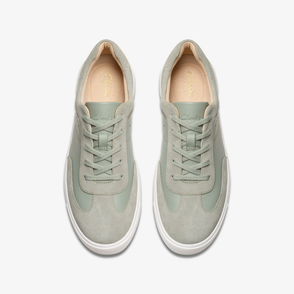 Makea Court Light Green | Clarks outlet