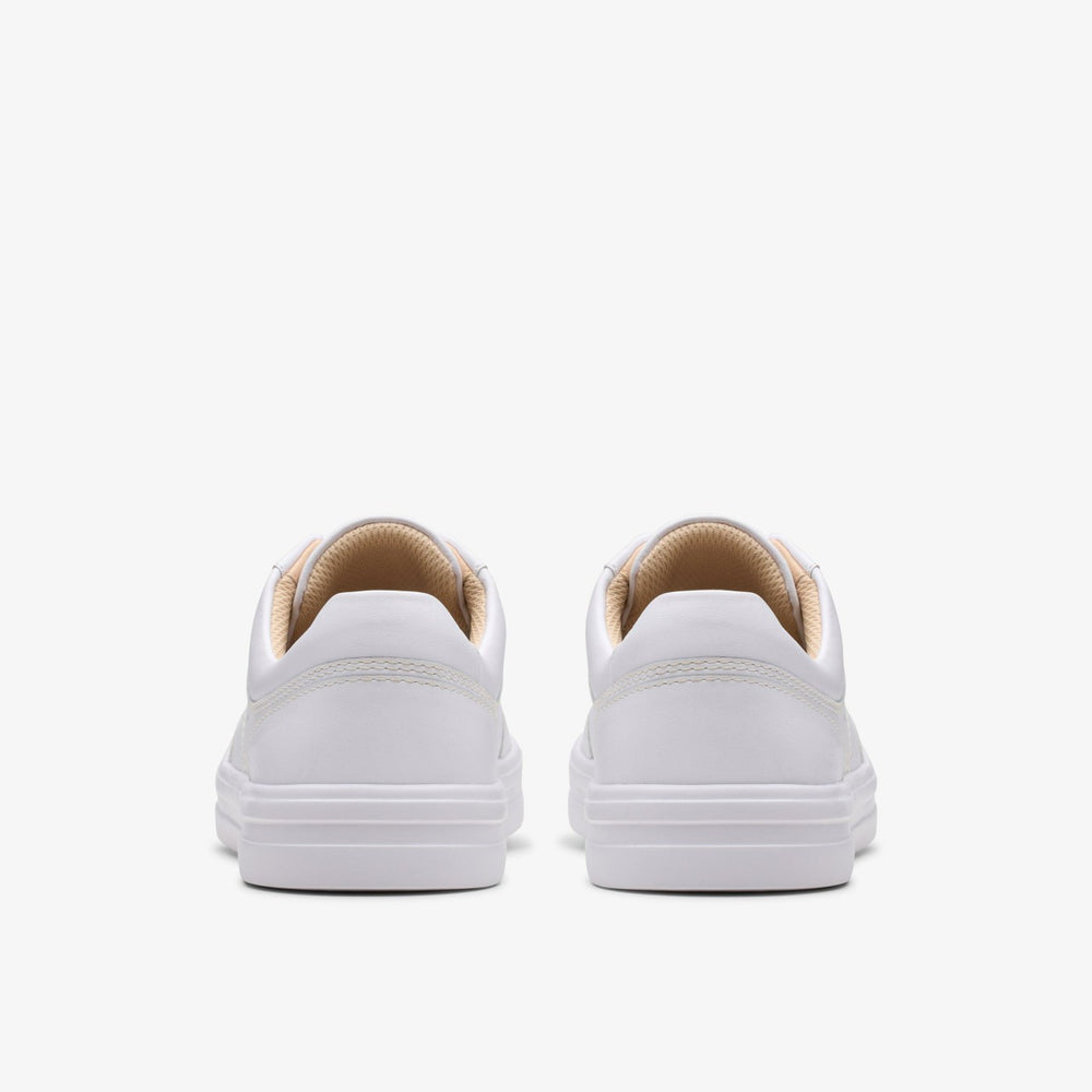 Makea Court White Leather | Clarks for sale