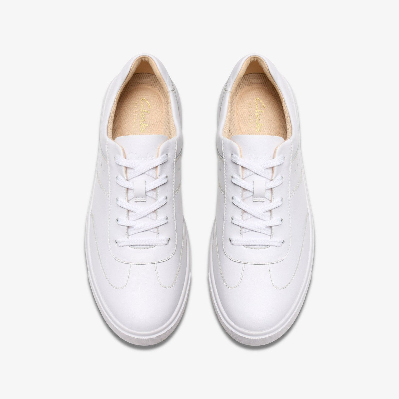 Makea Court White Leather | Clarks for sale