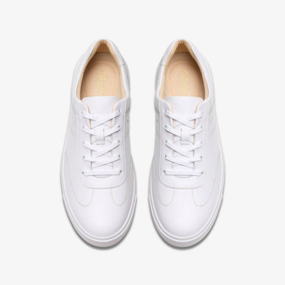 Makea Court White Leather | Clarks for sale