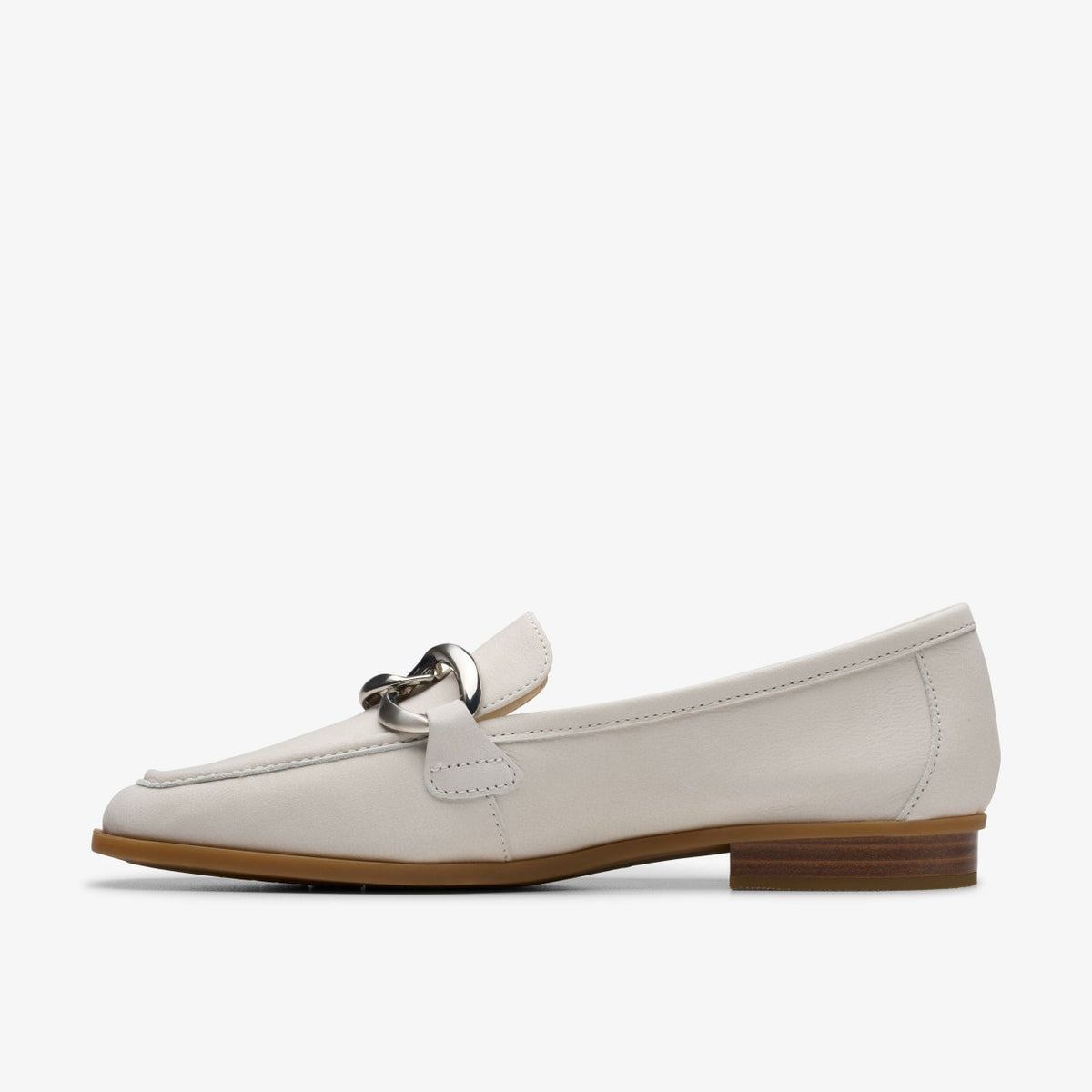 Sarafyna Iris Off White Leather | Clarks outlet