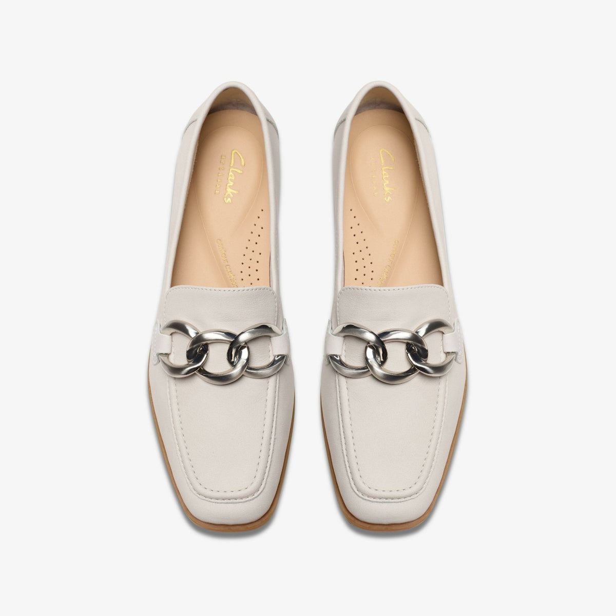 Sarafyna Iris Off White Leather | Clarks outlet