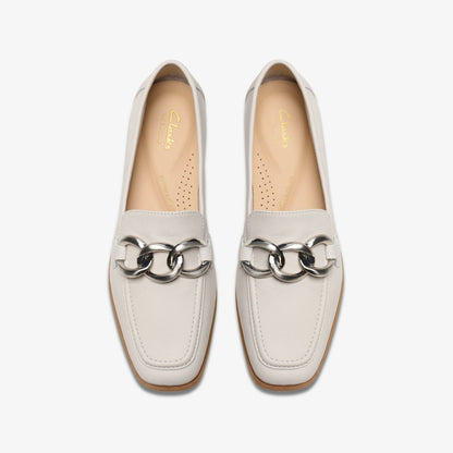 Sarafyna Iris Off White Leather | Clarks outlet