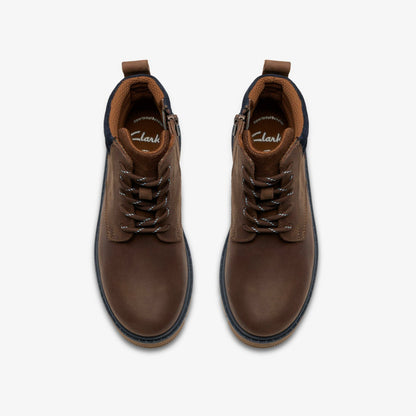 Lorcam Trail Older Dark Brown | Clarks for sale