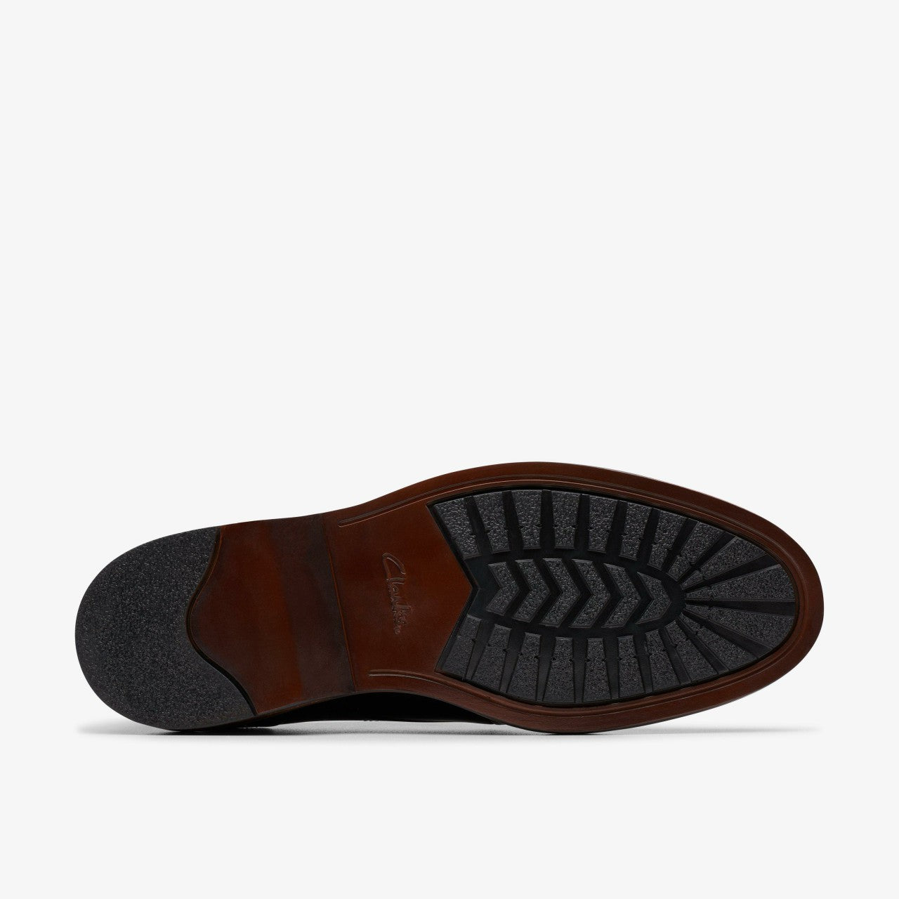Aldwin Lace Black Leather | Clarks for sale
