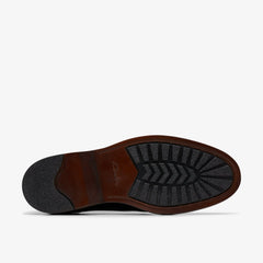 Aldwin Lace Black Leather | Clarks for sale