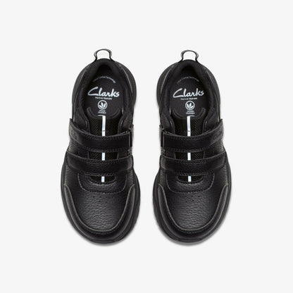 Feather Shine Kid Black | Clarks on Sale