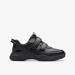 Feather Shine Kid Black | Clarks on Sale
