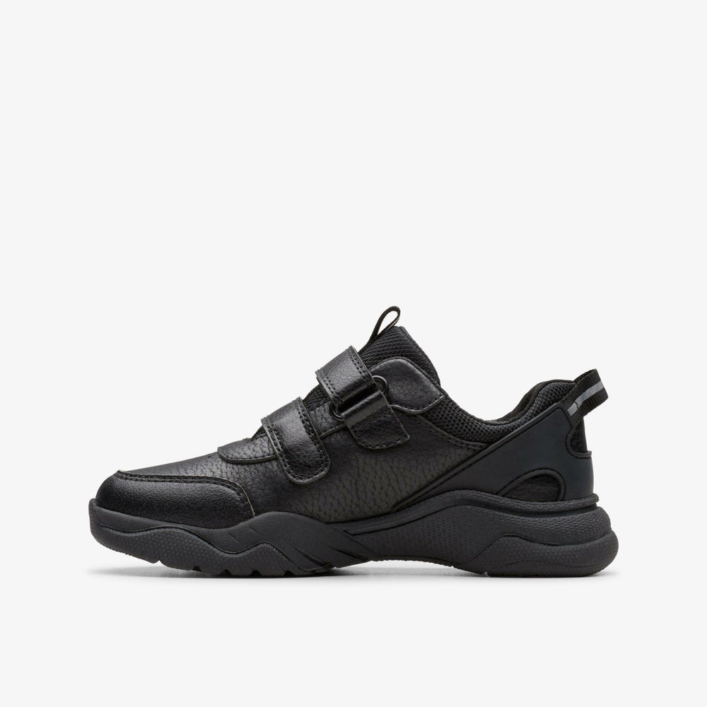 Feather Shine Kid Black | Clarks on Sale