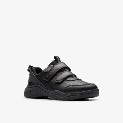 Feather Shine Kid Black | Clarks on Sale