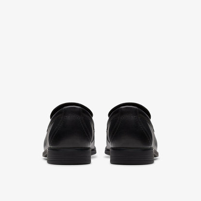 Jonwin Craft Youth Black Leather | Clarks on Sale