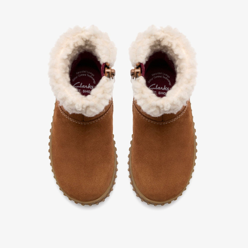 Cove Warm Toddler Tan | Clarks for sale