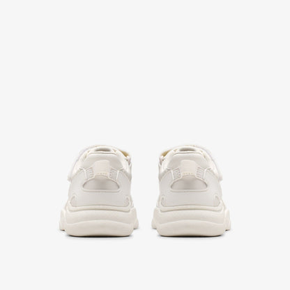 Feather Pace Kid White | Clarks discount