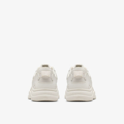 Feather Pace Older White | Clarks online