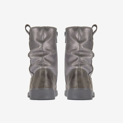 Oaklyn Top Kid Pewter Suede | Clarks discount