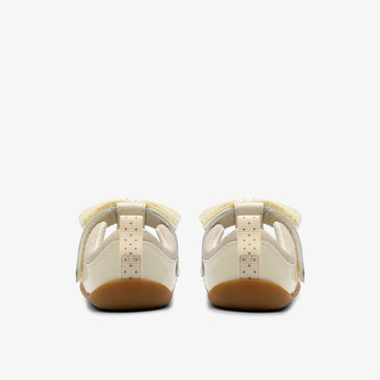 Roamer Trim Toddler Off White | Clarks discount