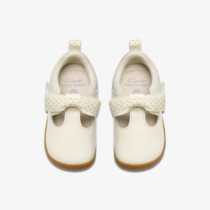 Roamer Trim Toddler Off White | Clarks discount