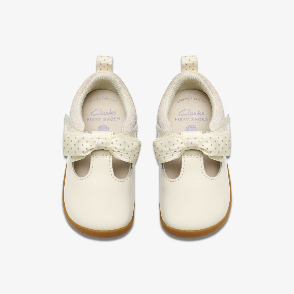 Roamer Trim Toddler Off White | Clarks discount