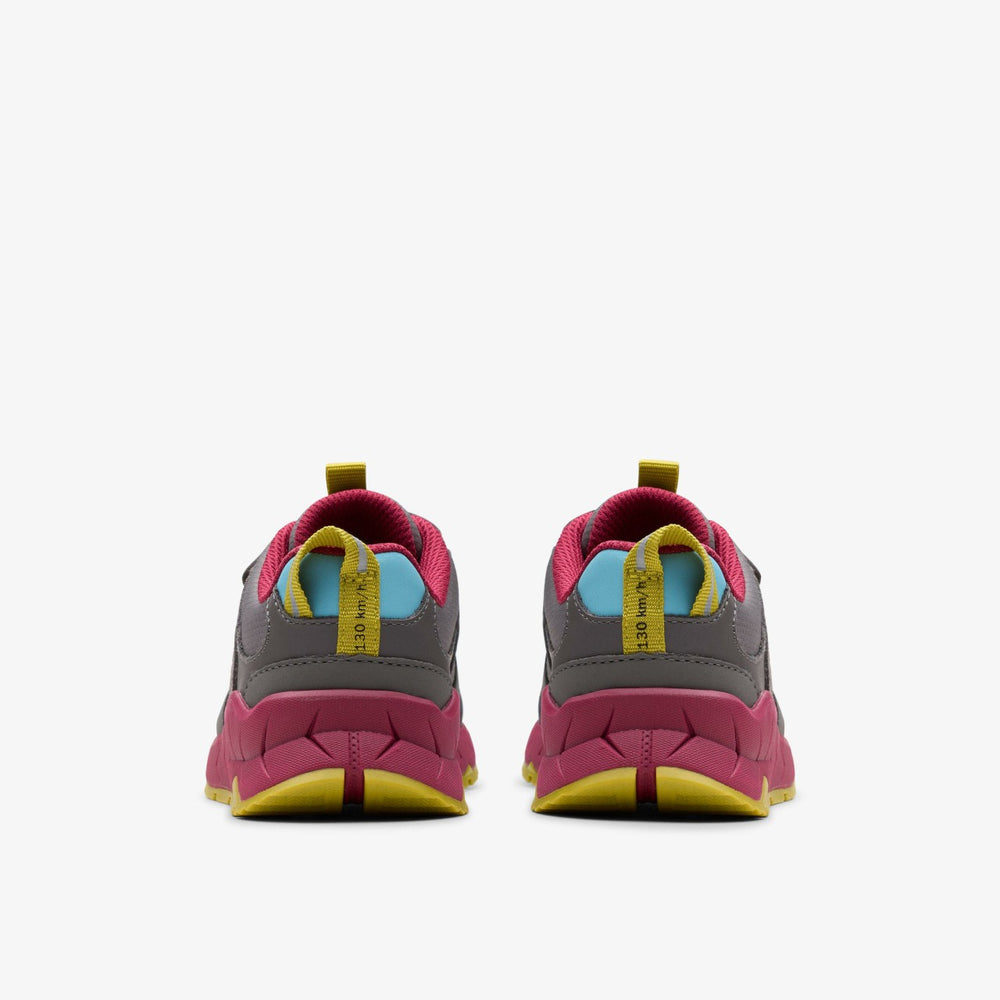 Selva Hero Kid Dark Grey Combination | Clarks outlet